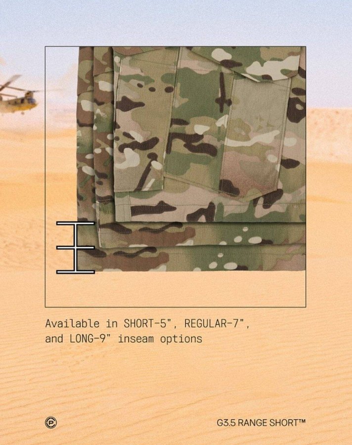 Crye Precision представила шорты G3.5 Range Short за $278 — изображение 3