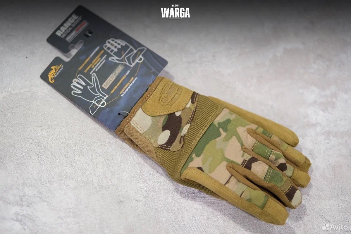 Helikon Range Tactical Gloves: тонкие перчатки без жёсткой накладки — изображение 1