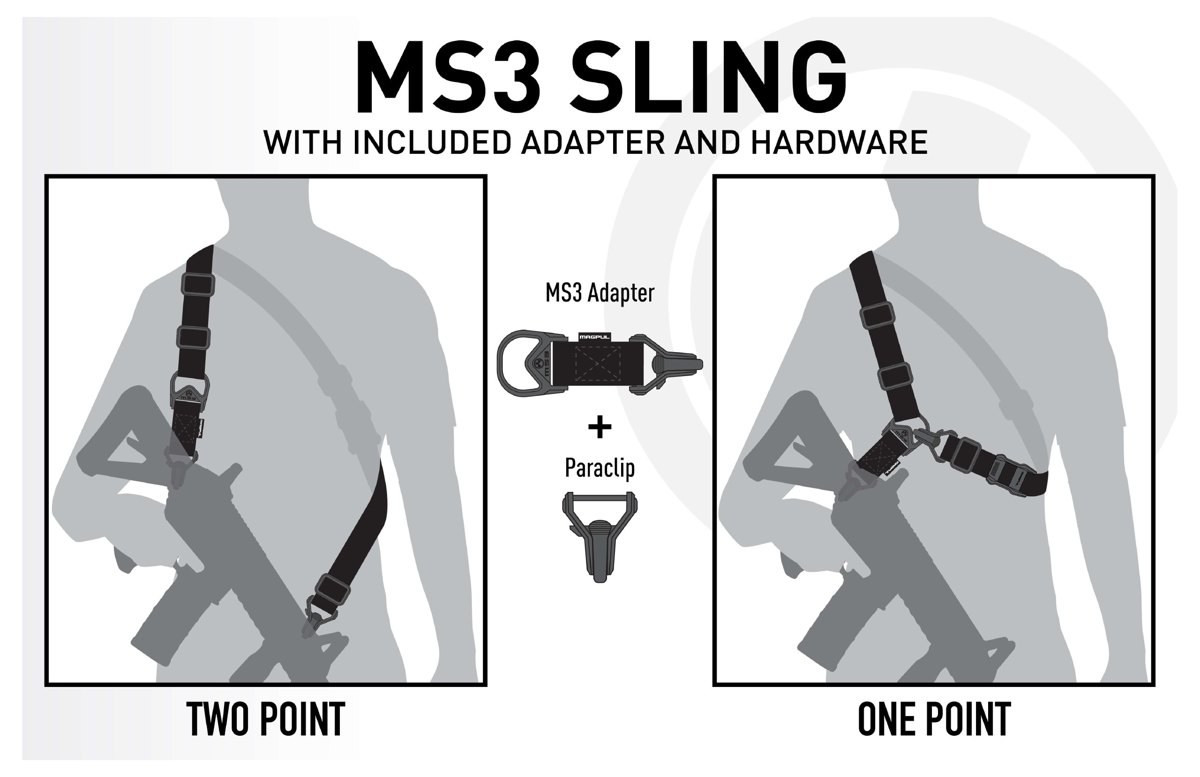 Magpul MS3 Gen.2: одноточечная и двухточечная конфигурация в одном — изображение 2