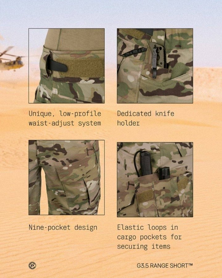 Crye Precision представила шорты G3.5 Range Short за $278 — изображение 5