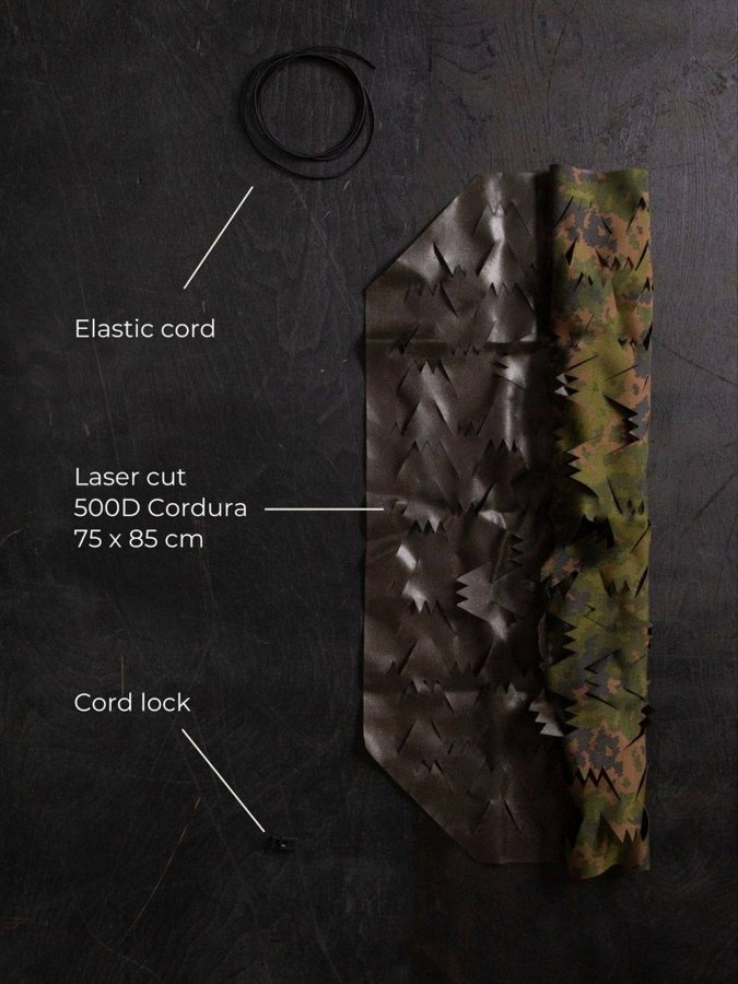 Savotta Backpack Camo Scrim — 3D скрим для маскировки рюкзака — изображение 3