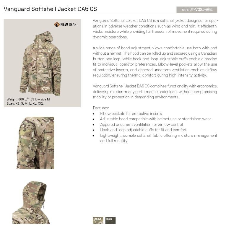 Direct Action расширила линейку Vanguard одеждой для непогоды — изображение 2