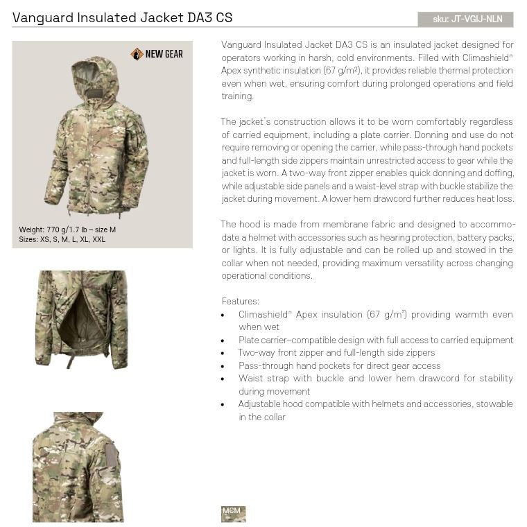 Direct Action расширила линейку Vanguard одеждой для непогоды — изображение 4