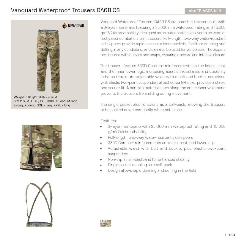 Direct Action расширила линейку Vanguard одеждой для непогоды — изображение 6